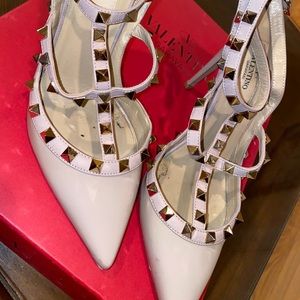 Nude Valentino Rock stud heels